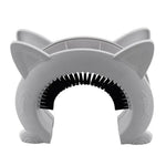Pet Cat Dog Door Hole Access Direction Controllable Toy For Pet Training Dog Cats Kitten ABS Pet Gate Door Kit with Clean Brush