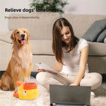 Pet slow food bowl, duck dog snack dispenser, slow anti-swallowing dog food feeder interactive feeder for small and medium pets