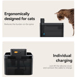 ROJECO Wireless Automatic Cat Water Fountain 2600mAh Pet Water Dispenser For Dog Cat Infrared Sensor Smart Pet Drinkier Fountain