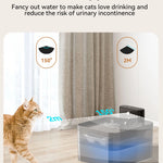 ROJECO Wireless Automatic Cat Water Fountain 2600mAh Pet Water Dispenser For Dog Cat Infrared Sensor Smart Pet Drinkier Fountain