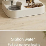 Automatic Feeder Dog Cat Food Bowl With Water Fountain Large Capacity Pet Food Storage Dispenser Container Puppy Pet Accessories