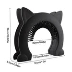 Pet Cat Dog Door Hole Access Direction Controllable Toy For Pet Training Dog Cats Kitten ABS Pet Gate Door Kit with Clean Brush