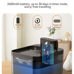 ROJECO Wireless Automatic Cat Water Fountain 2600mAh Pet Water Dispenser For Dog Cat Infrared Sensor Smart Pet Drinkier Fountain
