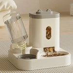 Automatic Feeder Dog Cat Food Bowl With Water Fountain Large Capacity Pet Food Storage Dispenser Container Puppy Pet Accessories