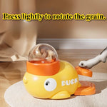 Pet slow food bowl, duck dog snack dispenser, slow anti-swallowing dog food feeder interactive feeder for small and medium pets