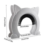 Pet Cat Dog Door Hole Access Direction Controllable Toy For Pet Training Dog Cats Kitten ABS Pet Gate Door Kit with Clean Brush