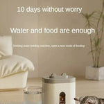 Automatic Feeder Dog Cat Food Bowl With Water Fountain Large Capacity Pet Food Storage Dispenser Container Puppy Pet Accessories