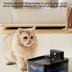 ROJECO Wireless Automatic Cat Water Fountain 2600mAh Pet Water Dispenser For Dog Cat Infrared Sensor Smart Pet Drinkier Fountain